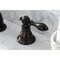Kingston Brass KB985ACL Widespread Bathroom Faucet with Retail Pop-Up, Oil Rubbed Bronze KB985ACL - alternate 3